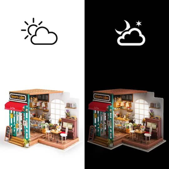 Rolife® Simon's Coffee Shop DIY Miniature House Kit